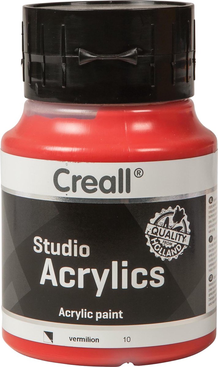 Acrylverf | Creall | Vermiljoen 500 ml